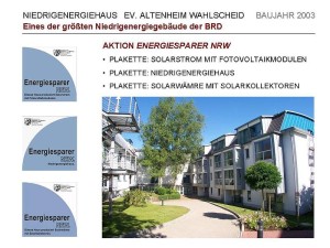 Niedrigenergiehaus Ev. Altenheim Wahlscheid